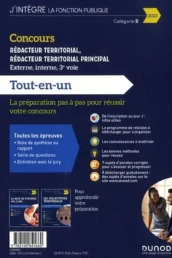Concours Rédacteur territorial, Rédacteur territorial principal. Externe, interne et 3e voie. Tout en un, Edition 2023, Francis Pian