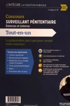 Concours surveillant pénitentiaire externe et interne. Tout-en-un, Edition 2023-2024, Marie-Hélène Abrond