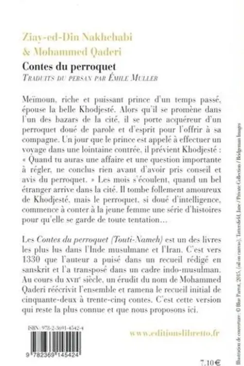 Contes du perroquet, Ziay-ed-Din Nakhchabi