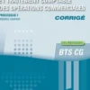 Contrôle et traitement des opérations commerciales. Processus 1 du BTS CG corrigé, Frédéric Chappuy