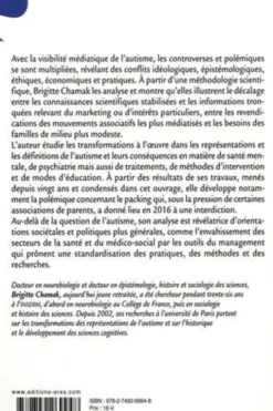 Controverses sur l'autisme. Décrypter pour dépasser les antagonismes, Brigitte Chamak