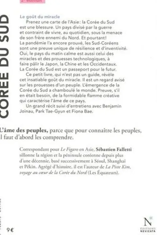 Corée du sud. Le goût du miracle, 2e édition, Sébastien Falletti