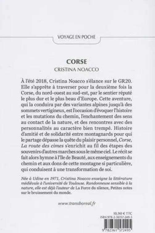 Corse. La route des cimes, Cristina Noacco