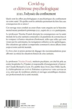 Covid-19 et détresse psychologique. 2020, l'odyssée du confinement, Nicolas Franck