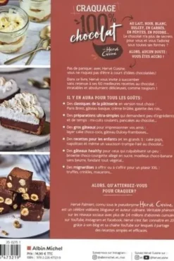 Craquage 100% chocolat. Mes 60 meilleures recettes au chocolat pour fondre de plaisir !, Hervé Cuisine