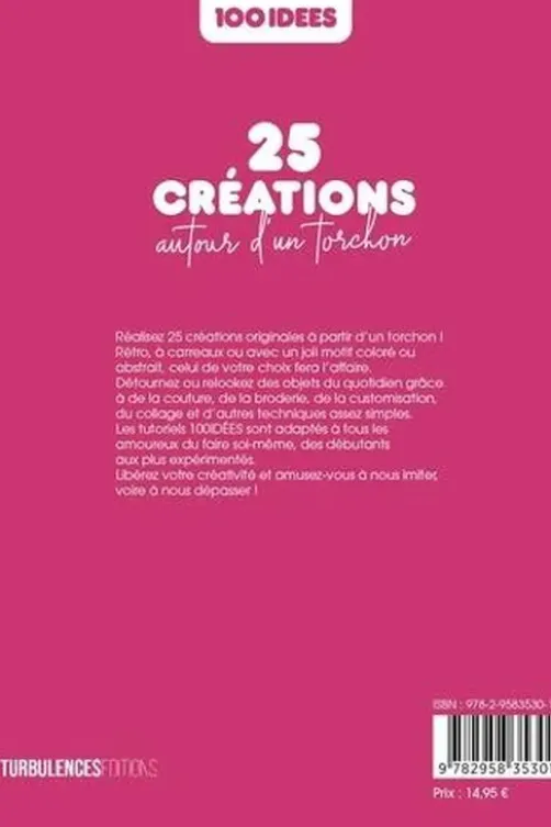 25 créations autour d'un torchon, Amélie Lamirand