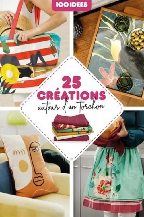 25 créations autour d'un torchon, Amélie Lamirand