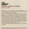 Crimes contre la Nature. Voleurs, squatters et braconniers : l'histoire cachée de la conservation de la nature aux Etats-Unis, Karl Jacoby