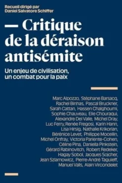 Critique de la déraison antisémite. Un enjeu de civilisation, un combat pour la paix, Daniel Salvatore Schiffer