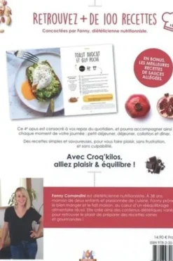 Croq'kilos - Mes recettes minceur et gourmandes. + de 100 recettes du quotidien, Fanny Comandini
