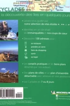 Cyclades. Edition 2021. Avec 1 Plan détachable, Michelin