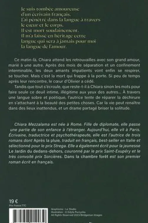 Dans la chambre forêt, Chiara Mezzalama