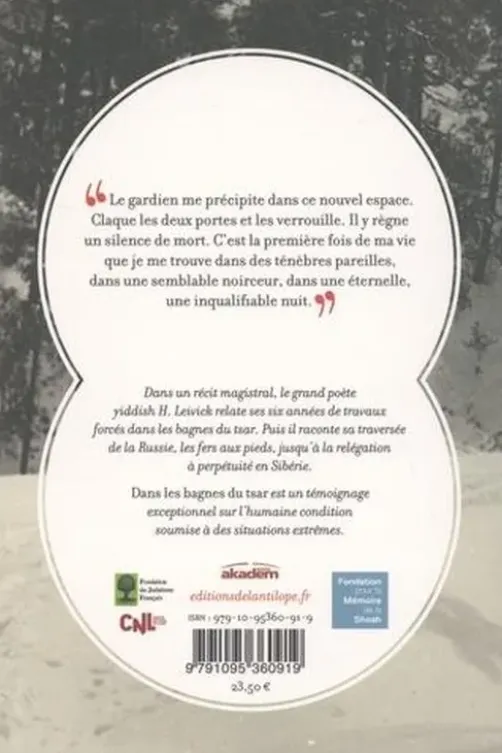 Dans les bagnes du tsar, H Leivick