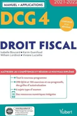 DCG 4 Droit fiscal. Edition 2021-2022, Isabelle Boucard