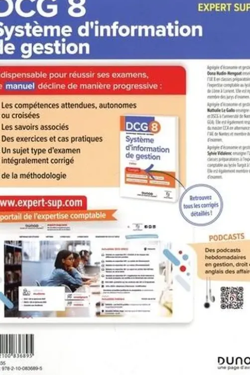 DCG 8 Systèmes d'information de gestion. 2e édition, Oona Hudin-Hengoat