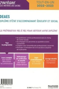 DEAES Diplôme d'état d'accompagnant éducatif et social. Tout-en-un, Edition 2022-2023, Charlotte Rousseau