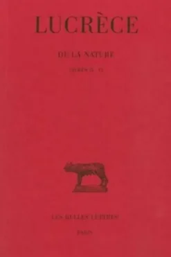 De la nature. Livre 2, tome 1, Edition bilingue français-latin, Lucrèce