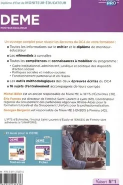 DEME Moniteur-éducateur. DC4 - Implication dans les dynamiques institutionnelles, 5e édition, Michel Billet