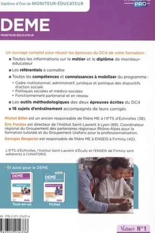 DEME Moniteur-éducateur. DC4 - Implication dans les dynamiques institutionnelles, 5e édition, Michel Billet