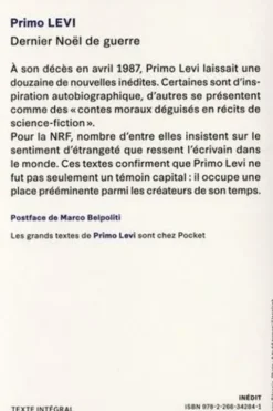 Dernier Noël de guerre, Primo Levi