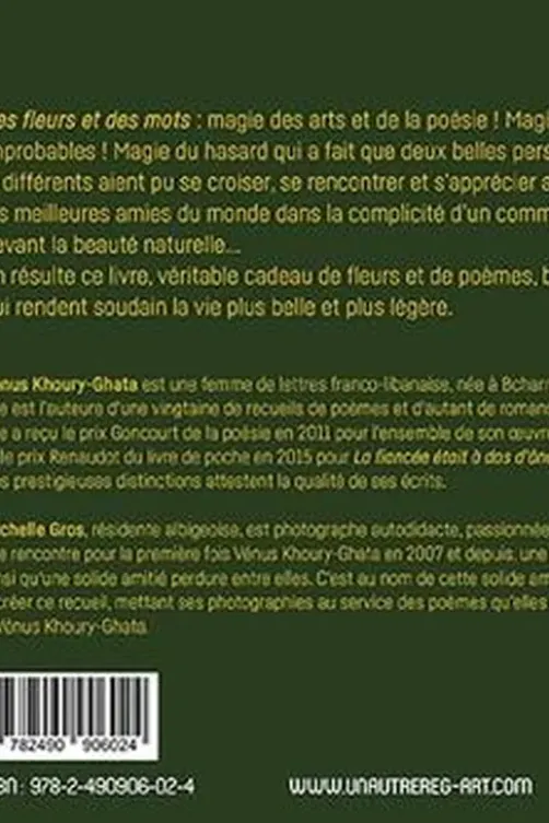 Des fleurs et des mots, Vénus Khoury-Ghata
