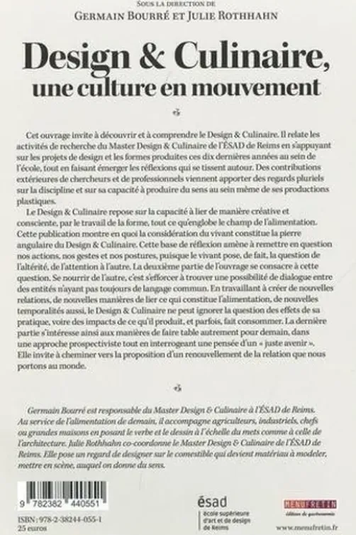 Design & Culinaire. Une culture en mouvement, Germain Bourré