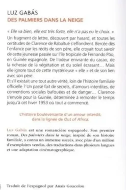 Des palmiers dans la neige, Luz Gabás