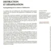 Destruction et désaffiliation. Psychopathologie de la violence adolescente, Maurice Corcos