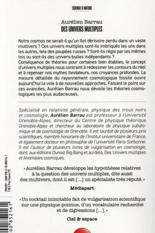 Des univers multiples, Aurélien Barrau