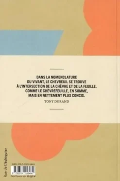 Devenir chevreuil, Tony Durand