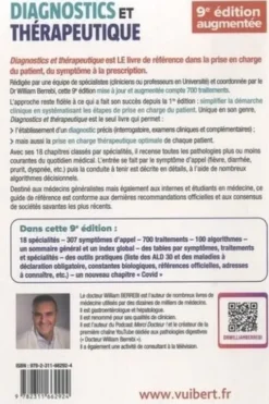 Diagnostics et thérapeutique. Du symptôme à la prescription, 9e édition, William Berrebi