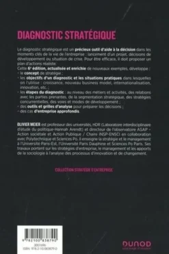 Diagnostic stratégique. Compétitivité, performance et création de valeur, 6e édition, Olivier Meier