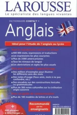 Dictionnaire compact+ français-anglais, anglais-français. Edition bilingue français-anglais, Carine Girac-Marinier