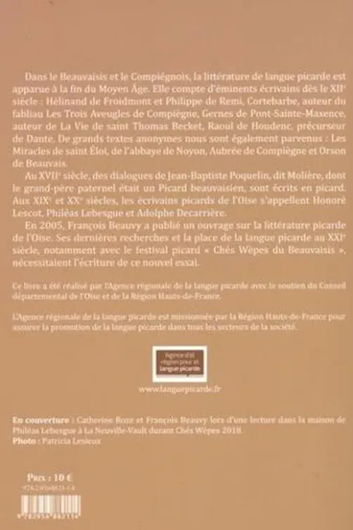 Dictionnaire fondamental français-picard. 2e édition revue et augmentée, Alain Dawson