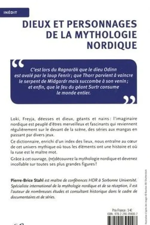 Dieux et personnages de la mythologie nordique, Pierre-Brice Stahl