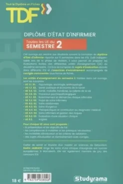 Diplôme d'Etat d'infirmier. Toutes les UE du semestre 2, 4e édition, Badia Jabrane