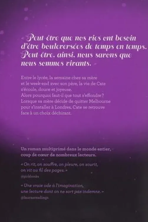 Dis-moi que la vie est belle, Barry Jonsberg