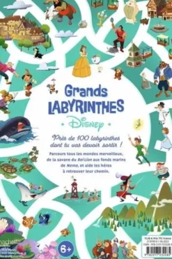 Disney. Le cahier de jeu. Grands labyrinthes. 100 ans Disney, Hachette