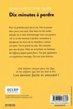 Dix minutes à perdre [ADAPTE AUX DYS, Jean-Christophe Tixier