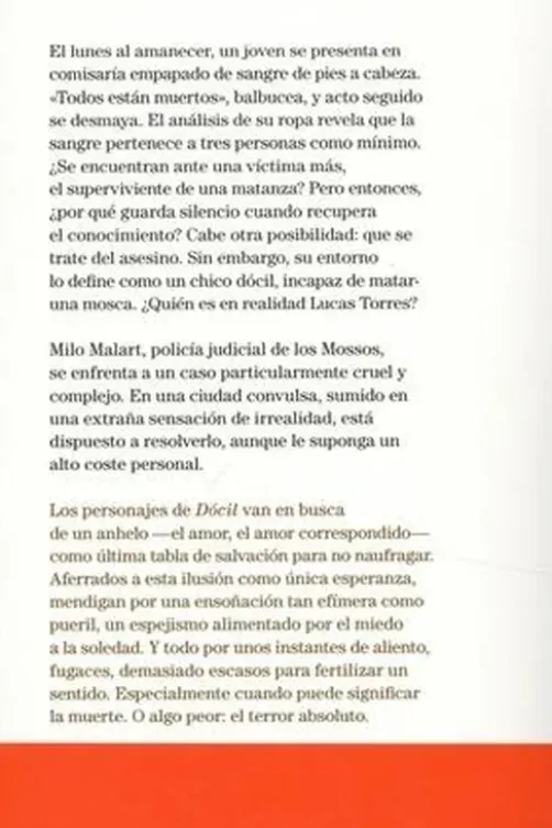 Docil. Edition en espagnol, Aro Sáinz de la Maza