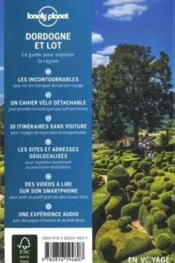 Dordogne et Lot. Avec 1 cahier vélo détachable, 3e édition, François Capelani