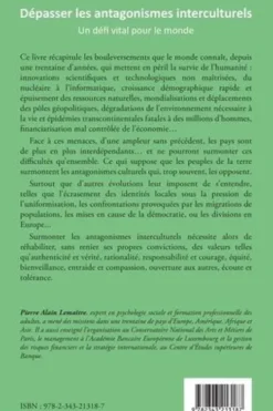 Dépasser les antagonismes interculturels. Un défi vital pour le monde, Pierre Alain Lemaître