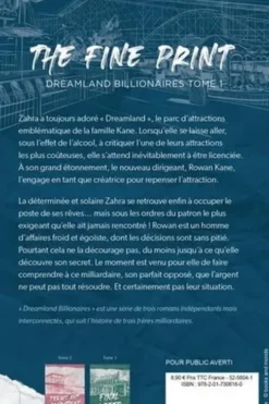 Dreamland Billionaires Tome 1 : The Fine Print, Lauren Asher