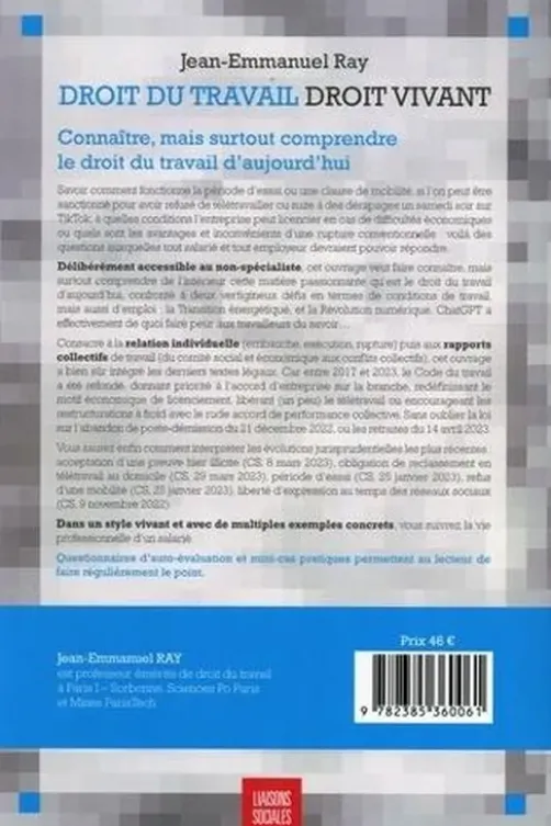 Droit du travail, droit vivant. Edition 2024, Jean-Emmanuel Ray