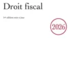 Droit fiscal. Edition 2026, Martin Collet