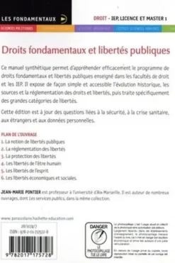Droits fondamentaux et libertés publiques. 7e édition, Jean-Marie Pontier