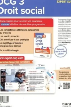 Droit social DCG 3. Edition 2022-2023, Jean-François Bocquillon