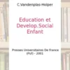 Éducation et developpement social de l'enfant, Christiane Vandenplas-Holper