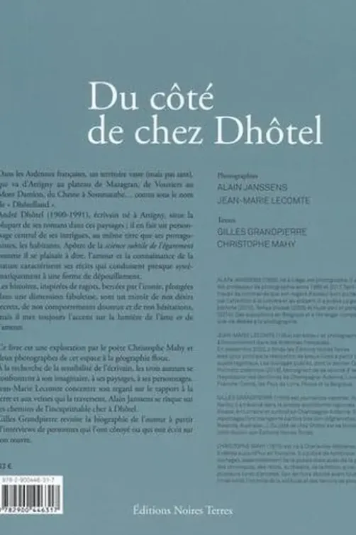 Du côté de chez Dhôtel, Christophe Mahy