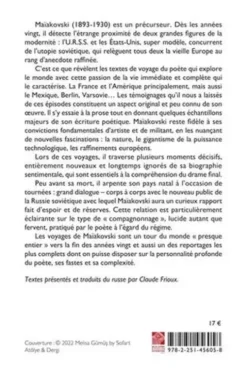 Du monde j'ai fait le tour. Poèmes et proses, Vladimir Maïakovski